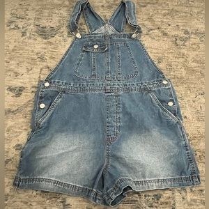 Adjustable Overall Shorts